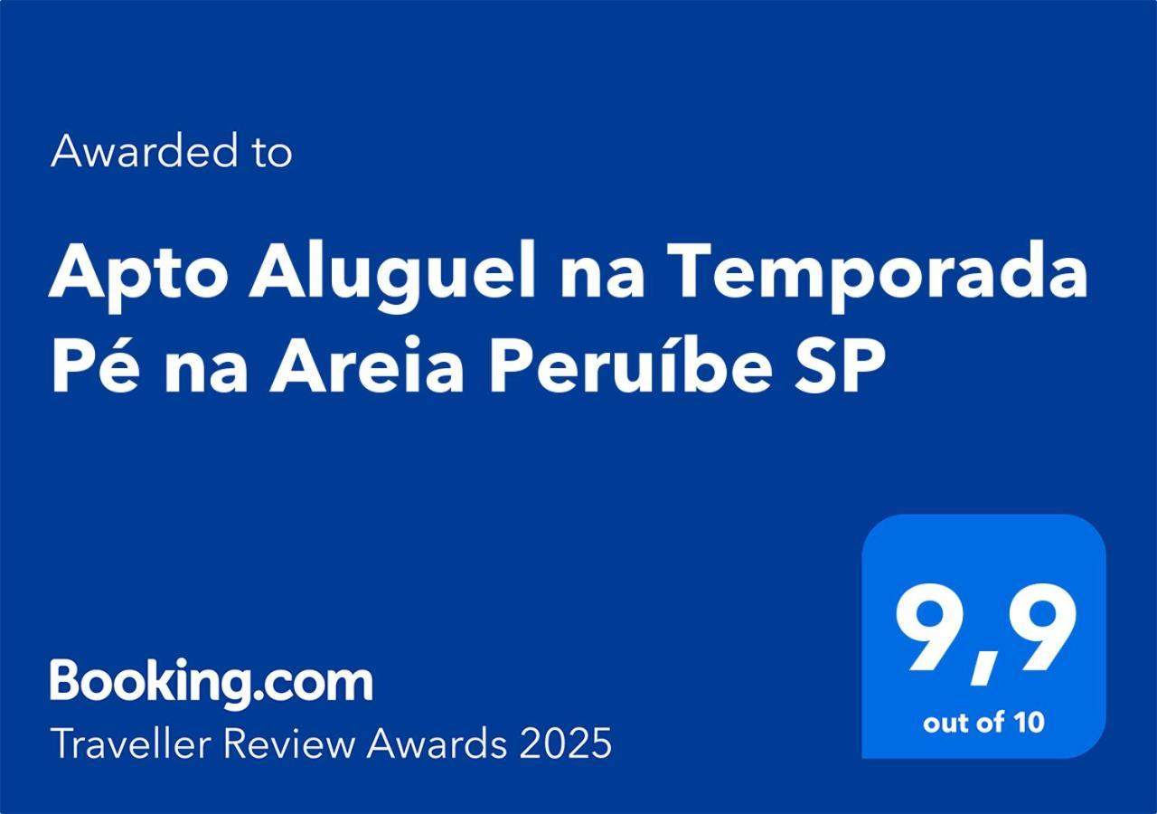 Apto Aluguel na Temporada Pé na Areia Peruíbe SP Esterno foto